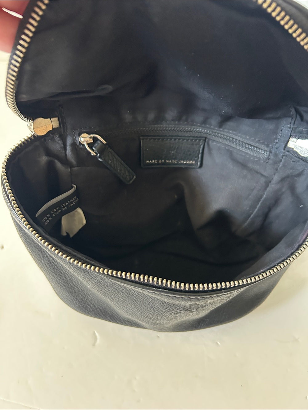 Marc By Marc Jacobs Black Leather Crossbody/ Top Handle Bag Boho RARE! - Picture 15 of 16